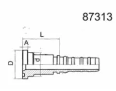 High Quality Hydraulic Hose Interlock SAE Flange 3000 Psi Hose Adaptors and Fittings