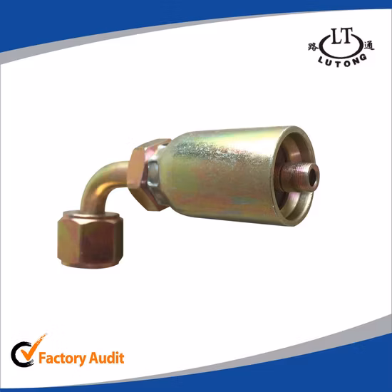 고품질 형철로 만든 호스 피팅 Jic/NPT/Bsp/미터 유압 피팅